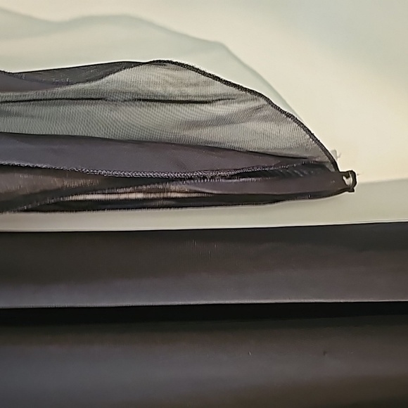 MSK women's black sheer overlay  wide leg pants. Size small, but looks like med. - Picture 4 of 6